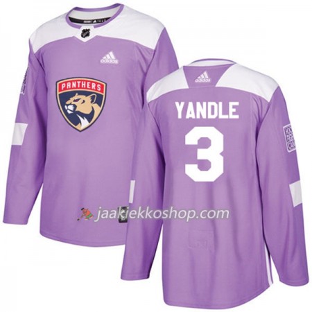 Miehille NHL Florida Panthers Pelipaita Keith Yandle 3 Adidas 2017-2018 Violetti Fights Cancer Practice Authentic Miehille NHL Florida Panthers Pelipaita Keith Yandle 3 Adidas 2017-2018 Violetti Fights Cancer Practice Authentic